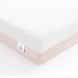 Dourxi Mini-Kinderbett-Matratze, 96,5 x 61 x 10,2 cm, doppelseitig, Komfort-Gel-Memoryschaum-Matratze, atmungsaktive Premium-Baby-Matratze für Mini- und tragbare Kinderbetten mit abnehmbarem