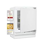 Exquisit Unterbau Gefrierschrank UGS105-FE-010E | Nutzinhalt: 101 L | Alarm-Funktion | 4-Sterne-Gefrieren | Festtürmontage | Unterbaugerät