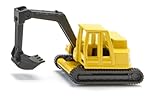 siku 0801, Bagger, Metall/Kunststoff, Gelb/Schwarz, Beweglicher Baggerarm, Drehbare Kabine