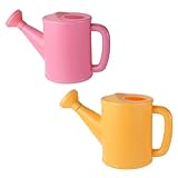 Bewässerungsdose für Innenpflanzen, 2pcs Kids Gartengarten -Dose, kleine Plastik -Wasserversorgungsdosen, niedliche Blumengarten -Dose für Außenpflanzen, 700 ml / 24 Unzen / 0, 2 Gallone
