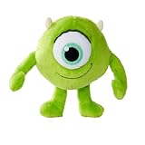 Simba Toys - Disney Pixar Flufflets Mike Plüschtier (25 cm) – Kuschelmonster aus Monster AG – weiches Plüschspielzeug mit großem Auge – für Kinder ab 0 Jahren, zum Sammeln und Schmusen