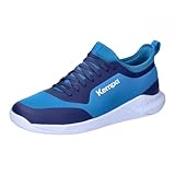 Kempa Kourtfly Junior Sport-Schuhe, blau/weiß, 35 EU