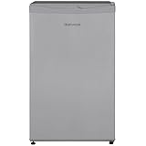 TELEFUNKEN Kühlschrank mit Gefrierfach (nur für Eiswürfel) | Freistehend | 89 Liter Nutzinhalt | Kühlschrank klein mit Gemüsefach | LED-Beleuchtung | Türanschlag wechselbar | CF-33-101-S2 silber
