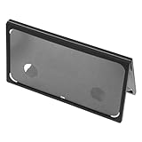 COLLBATH Desktopschild Stand Vertikale Klarer Zeichenhalter Schreibtisch Anzeige Tabletop -zeichenhalter Plakatständer Zum Ausstellen Kleiner Schildhalter Schilderständer Plastik Schwarz