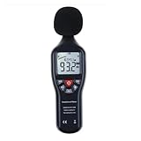 Schallpegelmesser, hochpräziser Geräuschsensor, Dezibelmessgerät, 30–130 dB, digitaler LCD-Geräuschmonitor, Tester, USB-Geräuschrekorder mit CD
