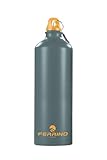 Ferrino Trickle Trinkflasche aus Aluminium, 1 Liter (grün)