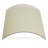 Kaminglas Gebogen | für Fireplace Techfire Bella 2 | 317 x 390 x 321 mm Ofenglas Ofenscheibe Sichtscheibe gebogenes Glas Kaminscheibe Kamin Gebogen, bis 800 °C | 31.7 x 39 x 32.1 cm