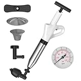 Cigrubo 7 Stk Rohrreinigungspumpe, Abflussreiniger Pumpe, Rohrpumpe, Pressluft Rohrreiniger, Abflusspumpe, Abfluss Pistole Pumpe, Toilettenpumpe, für Waschbecken, Toiletten, Badezimmer, Dusche