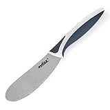 Zyliss E920250 Comfort Buttermesser, Japanischer Edelstahl, Dunkelgrauer/weißer Griff, Streichmesser mit Gezahnte Schneide, Spülmaschinenfest, 5 Jahre Garantie