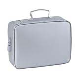 Feuerfeste Dokumentenbox – isolierter Dokumententresor für 1200 °C, Datenschutz, robuste, feuerfeste Truhe, wichtiger Papier-Aufzeichnungs-Organizer für Heimbüro, sichere Aufbewahrung für Pass