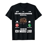 Die Wildschweine - Jagd Wildschwein Rehwild Outfit für Jäger T-Shirt