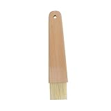 LABRIMP Pastry Brush mit Wildschweinborsten und Ergonomischem Holzgriff zum Marinieren und Backen Handwaschbar Langlebig und Hitzebeständig