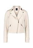 zero Damen Bikerjacke in Veloursleder-Optik French Oak,36