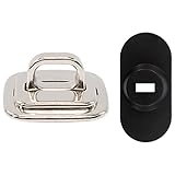 Zolunu Laptop Ankerplatte und Schlossplatte mit Schlossschlitz, Selbstklebende Sicherheitsplatte Anti-Diebstahl-Schloss-Schlitz für Kabel zum Sperren von Laptops, Tablets, iPad oder Anderen Computern