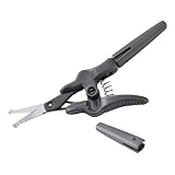 TOPBATHY Edelstahl Augenbrauen Bartschere mit Abgerundeten Spitzen Präziser Trimmer für Nasen Ohren Gesichtshaare Komfortabler Griff Sicher für Männer Altersgruppen