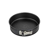 Dr. Oetker Springform Ø 26 cm Back-Liebe Emaille – Inklusive Flach- und Rohrboden – Schnitt- & kratzfestem Emaille-Boden – 26er Kuchenbackform mit extra hohem Rand in Dunkelblau