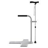 Thaookte Stuhl-/Couch-Ständer für ältere Menschen, Sofa-Stehhilfe mit verstellbarer Höhe, Couch-Ständer, Hebehilfe, geeignet für Senioren, Schwangerschaftsfrauen und Behinderte, Weiß, 65 x 56 x 12 cm