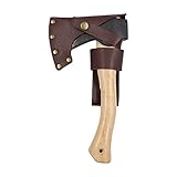 Axe Holster, Axe Head Sheath PU Leder Axt Blade Cover with Belt Hoop Hatchet Protetive Case for Outdoor Hiking Outdoor Work