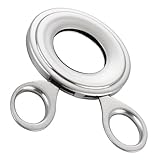 KAILIKETIY Eierschalenöffner Edelstahl Eierbrecher und Eierschalentrenner Leichter Küchenöffner für Gekochte Eier Praktisches Küchenwerkzeug zum Präzisen Schneiden und Schälen