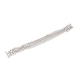 PHENOFICE Handtasche Kette Taschenkettenverlängerung goldene Geldbeutelkette Taschenersatz Handtaschen Frauen Schultergurte Riementasche Bag Chain schulterbandage Umhängetaschenriemen Silver