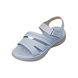 Damen-Sandalen und Pantoletten, Sport, leicht, Outdoor, Strand, lässig, modisch, Walking, Sommer-Slides, blau, 40 EU