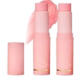 2 Stück Anti-Falten und Licht Falten Stick, natürlicher Glanz Finish Looking, Hydratisierende leichte Lange Tragen, Blush für Wangen & Lippen