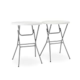 Alice's Garden - 2er-Set Party Stehtische - Gala - Stehtisch, klappbar, Ø80 cm x 110 cm