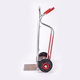 RLW Profi Aluminium Sackkarre Stapelkarre Alu200 200 kg - Schaufel 280 x 280 mm - Made in EU - kein Asien-Import !! (Räder nach Ihrer Wahl) (Luftrad/PVC-Felge/Gleitlager)