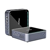 DreamQuest Mini PC mit W-11 Pro 16GB RAM 512GB M.2 SSD Intel N95 (bis zu 3.4Ghz) Micro Desktop Computer mit 4K HDMI/2x LAN/WiFi 5/Bluetooth4.2/USB3.2 für Office Business Klein PC Besser als N5105