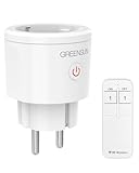 GreenSun Funksteckdosen mit Fernbedienung Steckdose - Steckdose mit Fernbedienung Ferngesteuerte Stecker Funksteckdosen Einfach Smart Home Ferngesteuerte Stecker RF Wireless Remote 30M