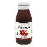 Agricola Miglioretti – 200ml 100% Bio-Granatapfelsaft, kaltgepresst, ohne Zuckerzusatz – Natürliches und erfrischendes italienisches Produkt