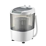 Wiltec Camping Waschmaschine 170 W 37,3 x 35,1 x 52 cm, Mini Waschmaschine für bis zu 2,5 kg Wäsche, tragbare Campingwaschmaschine mit Alu-Motor