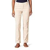 Amazon Essentials Damen Schmal geschnittene Chinohose aus Stretch-Twill mit geradem Bein, Hellbronze, 48