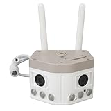 Plyisty Nachtsicht Kamera 180 ° Weitwinkelbewegungserkennung 2 Wege Audioalarmkamera Home -Sicherheit (EU-Stecker)
