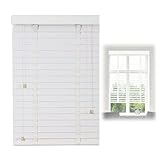 Fensterjalousie Holzjalousie Jalousette für Schlafzimmer, Badezimmer, Wohnzimmer, Wireless Verdunklung, Wärmedämmung, 40 x 91 cm, 74 x 122 cm, 122 x 122 cm, 99 x 183 cm, 183 x 213 cm B x 45 cm