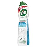 Viss Cleanboost Scheuermilch mit Aktivbleiche effektives Reinigungsmittel 100% kraftvoll gegen Fett und Schmutz mit 100% natürlichen Reinigungspartikeln 500 ml