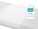 ZOLLNER Matratzenauflagen in 90x150 cm - wasserdichter Matratzenschoner - Inkontinenz Unterlage aus Baumwolle - waschbar bis 95°C - Oeko Tex® Zertifiziert - vom Klinikspezialisten