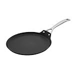 Le Creuset Aluminium-Antihaft Crêpes-Pfanne, Ø 24 cm, PFOA-frei, Für alle Herdarten inkl. Induktion geeignet, Anthrazit/Silber