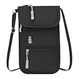 Celuicion Reisepasshülle | Reise-Dokumententasche - Diebstahlsichere Dokumententasche mit Handyhalterung für Sport, Strand, Pool, Geschäft, Alltag