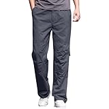 VaiKanhai Outdoorhose Herren Herren-Cargohose, Cargohose, Wanderhose, große, einfarbig, bequem, atmungsaktiv, Outdoor, täglich, Ausgehen, Baumwolle, modisch, Freizeithose Cargohose Herren Jack