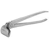 Leder-Flachzange, hochwertiger 45-Stahl, geschmiedet, DIY-Abflachungsklemme, Schneidzange für Lederhandwerk, Handtaschen, Geldbörsen, Computertaschen, Werkzeuge