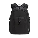 Amazon Basics - Laptop-Rucksack, für Laptops bis 17 Zoll, schwarz