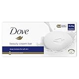 Dove Original mit ¼ Feuchtigkeitscreme Beauty Bar Seife für weichere, glattere, gesünder aussehende Haut, 6 x 90 g