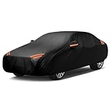 Autoabdeckung Wasserdicht Vollgarage Abdeckplane Auto Garage Staubdicht Wasserdicht Autohülle Autoplane Winter & Sommer Für Autos und kleine SUV (450 bis 508 cm) 3XL