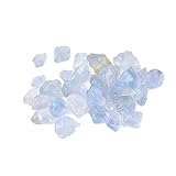 AMZBNEIDI Kieselsteine Aquarium Kies Dekorationen, Blaue Quarz-Bergkristalle for Aquarium, Garten, Bonsai, Dekoration, Reiki, 50 g oder 100 g(50g)