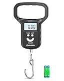 Balance de bagages numérique NIVERN avec sangle forte et écran LCD rétroéclairé, balances portables pour les voyages