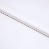 Stoff Meterware 100% Baumwolle Linon - Einfarbig, Uni, Schadstoffgeprüfter Stoff, Pflegeleicht – Dekostoff Bettwäsche Bekleidung Gardinen Vorhänge - 1 Meter (Weiß 150 cm)