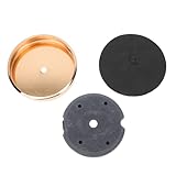 DOITOOL Goldener Lampenfuß Metall Lampenbasis Tischlampe Sockel Lichtchassis Standfuß für Stehlampe Wohnzimmer Arbeitszimmer Schreibtischlampe Zubehör Robust Langlebig