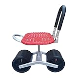 Rollbarer Gartenwagen Mit Sitz - 360 Grad Drehbarer Gartensitz, Höhenverstellbar, Faltbar Gartenwagen, Rolling Gartenhocker, Gartenhocker Für Gartenarbeit MIT Flachen Rädern Und Lagerregal
