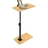 C-Tisch, Beistelltisch C, höhenverstellbar, schmaler Beistelltisch, Couchtisch, Nachttisch mit Telefonfach, für Wohnzimmer, Schlafzimmer, Badezimmer